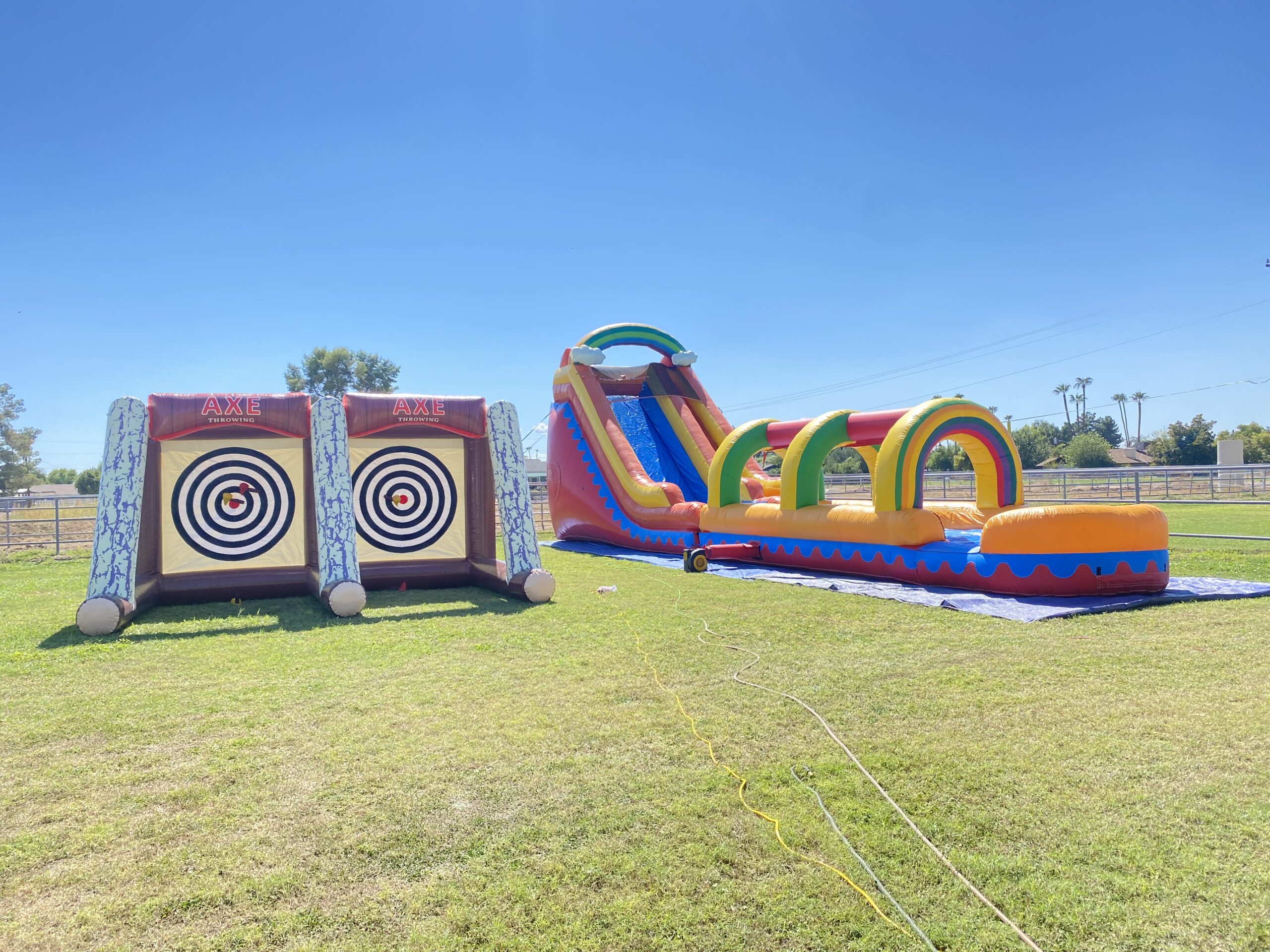 axe throwing waterslide scaled Service Areas