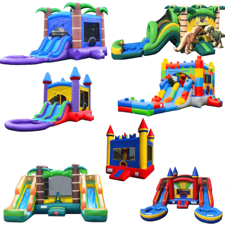 Wet/Dry Bounce House Combos