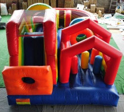 rainbow obstacle course 2 Rainbow U-Turn Obstacle Course (Dry)