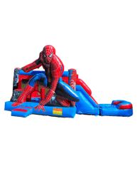 spider man bounce house combo Spider-Man Bounce House Combo (Wet/Dry)