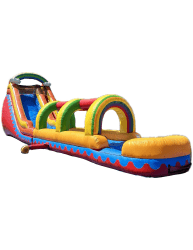 Catalog2015 1755016075 18ft Rainbow Cloud Waterslide + Rainbow Slip N Slide