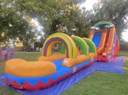 IMG 1909 1755016077 18ft Rainbow Cloud Waterslide + Rainbow Slip N Slide