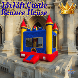 13x13ft Castle Bounce House (Dry)
