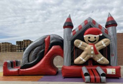 christmas gingerbread man bounce house rental 1760036488 1 Gingerbread Man Christmas Bounce House (Wet/Dry)