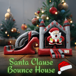 Santa Claus Christmas Bounce House (Wet/Dry)