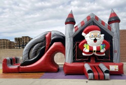 christmas santa clause bounce house for rent 1760036296 1 Santa Claus Christmas Bounce House (Wet/Dry)