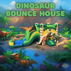Dinosaur Bounce House Combo (Wet/Dry)