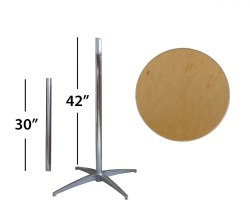 hightop cocktail table rental 1761600538 Cocktail Table 36" Round