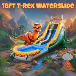 18ft T-Rex Waterslide
