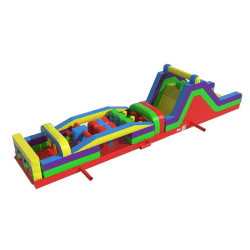 retro rock climb element obstacle rental 1762979529 60ft Retro Obstacle Course (Retro Slide + 7 Element)