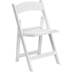 White Resin Padded Chair (adult)