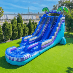 20ft double lane waterslide 1764781920 20ft Dual Lane Deep Sea Slide
