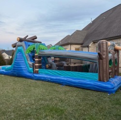 IMG 0128 1771991451 45ft Blue Tropical Obstacle Course (Wet/Dry)