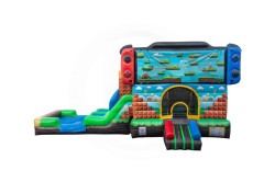 super mario bounce house rental 1770754851 1 Super Brothers Gaming Bounce House (Wet/Dry)