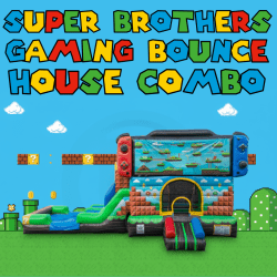 Super Brothers Gaming Bounce House (Wet/Dry)